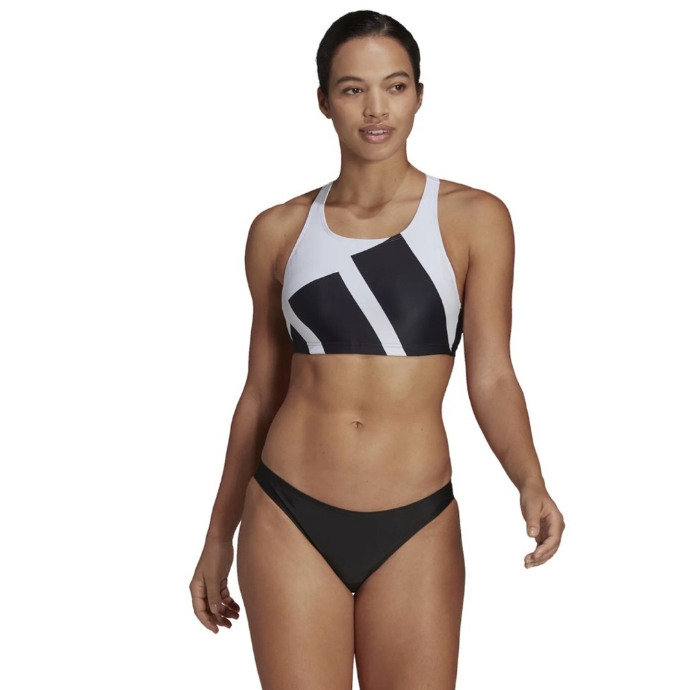Nwt adidas Women's Black and White Swim Set size S